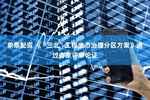 象泰配资 《“三北”工程生态治理分区方案》通过专家评审论证