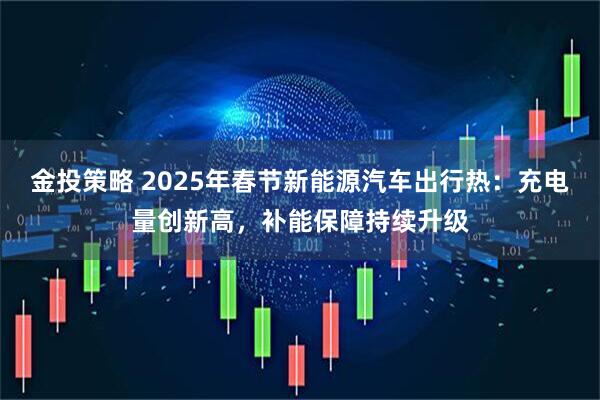 金投策略 2025年春节新能源汽车出行热：充电量创新高，补能保障持续升级